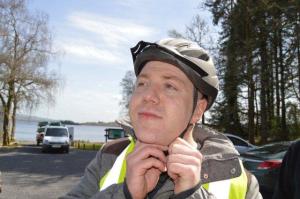 Francie getting geared up!